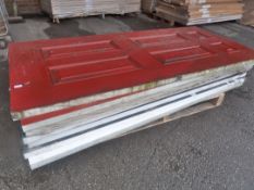 Pallet of Eight Assorted Solid Doors