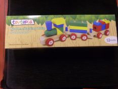 *Toytopia Wooden Stacking Train