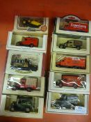 Ten Assorted Model Vehicles