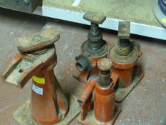 Four Car Jacks