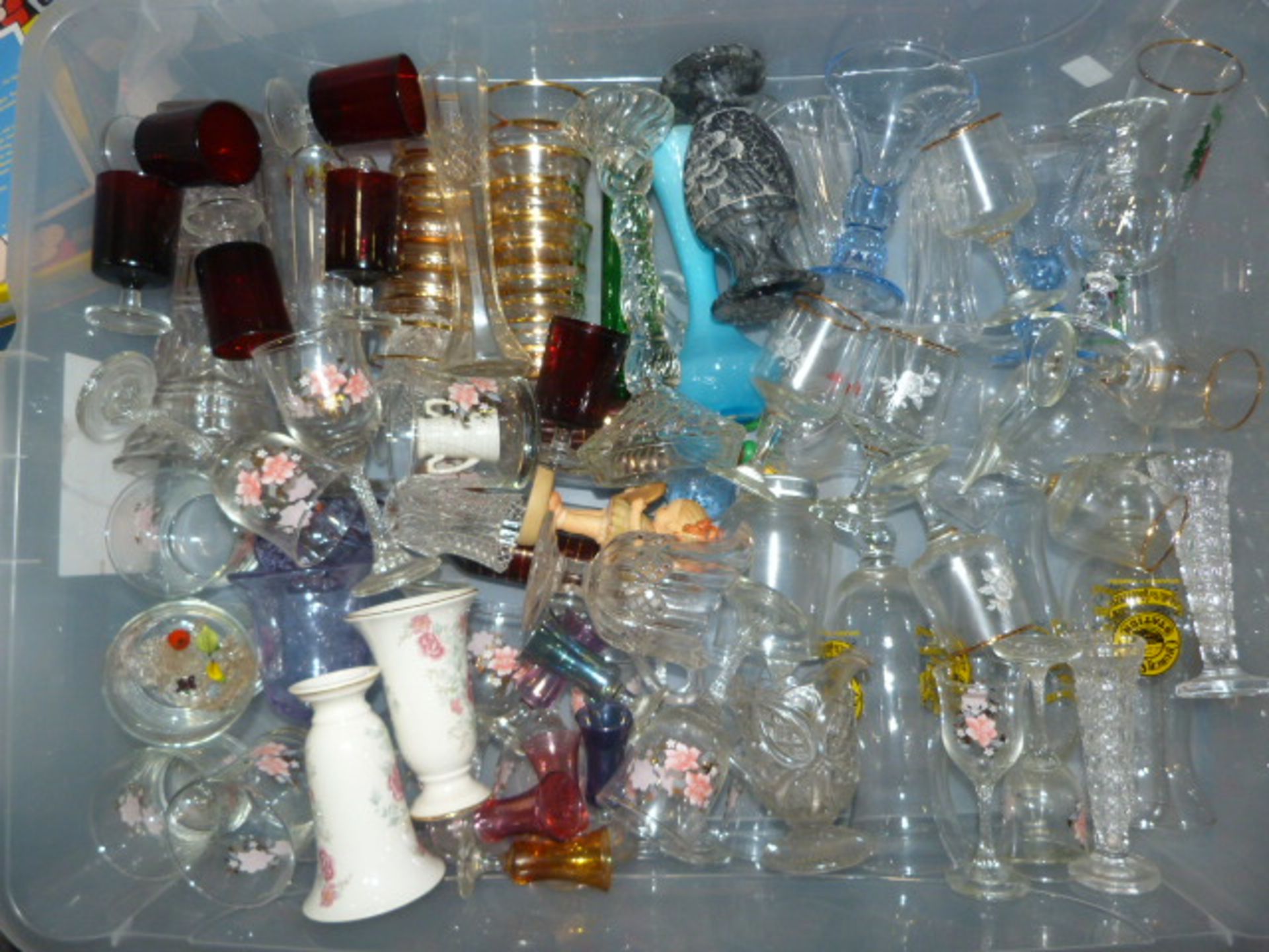 Large Quantity of Drinking Glasses, Vases and Asso