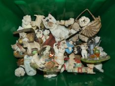 Box of Dog Related Ornaments