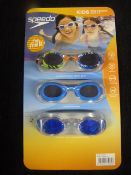 *Speedo Kids Swimming Goggles 3pk