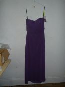*Size: 10 Majestic Purple Bridesmaid Dress