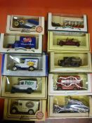 Ten Assorted Model Vehicles
