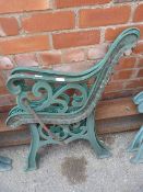 Pair of Cast Iron Bench Ends