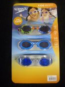 *Speedo Kids Swimming Goggles 3pk