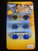 *Speedo Kids Swimming Goggles 3pk