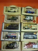 Ten Assorted Model Vehicles