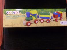 *Toytopia Wooden Stacking Train