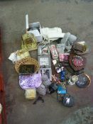 Misc Lot including Clocks, Phones etc