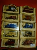 Ten Assorted Model Vehicles