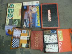 Quantity of Board Games and others including Mahjong, Scrabble etc