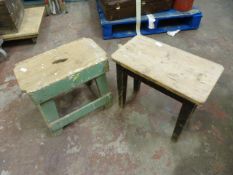 Two Vintage Stools