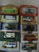 Ten Model Vintage Vehicles