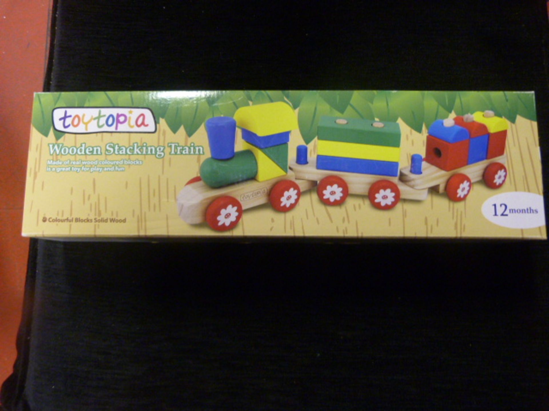 *Toytopia Wooden Stacking Train