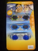 *Speedo Kids Swimming Goggles 3pk