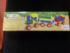 *Toytopia Wooden Stacking Train