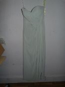 *Size: 8 Grey Green Bridesmaid Dress