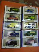 Ten Model Vehicles