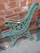 Pair of Cast Iron Bench Ends