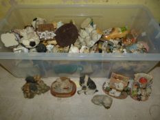 Large Box of Figurines and Ornaments