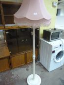 Standard Lamp with Pink Shade