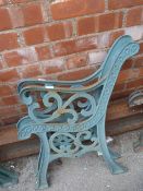 Pair of Cast Iron Bench Ends