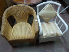 Two Wicker Chairs