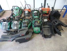 Nine Ferrex & Gardenline Mowers (For Spares and Repairs)