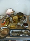 Quantity of Silver Plate and Brassware