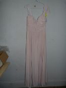 *Size: 14 Blush Gold Bridesmaid Dress