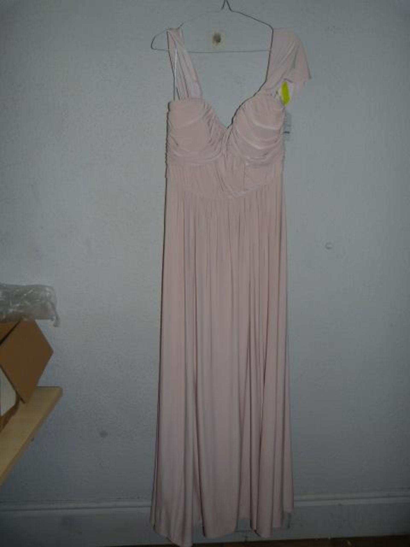 *Size: 14 Blush Gold Bridesmaid Dress