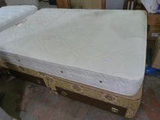 Double Divan Bed with Rest Assured Mattress