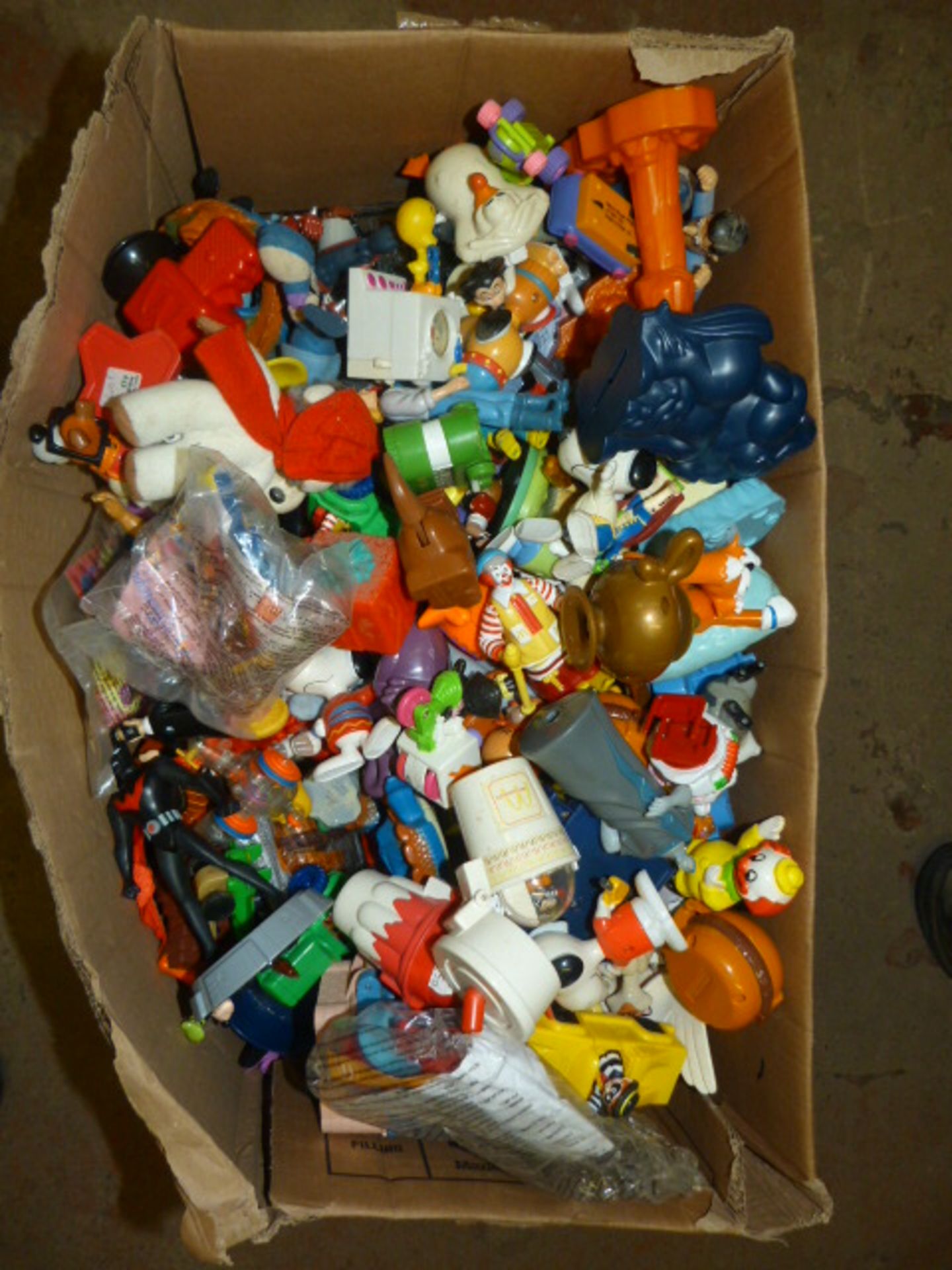 Large Box of McDonald's Toys