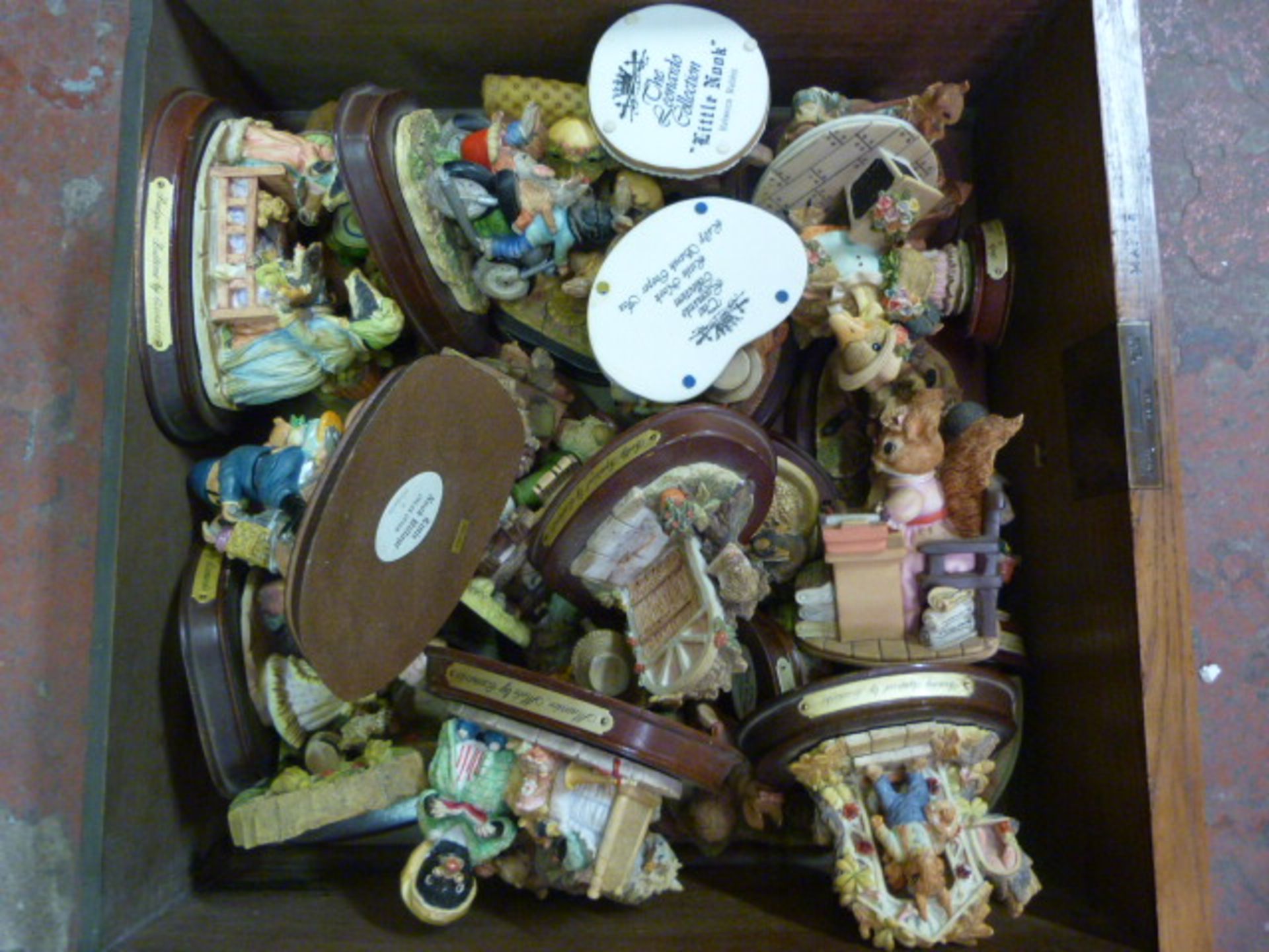 Box of Leonardo Collection Figurines