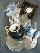 Box of China and Glassware