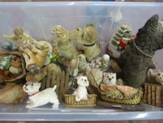 Box of Assorted Figurines