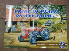 *Reproduction Tin Advertising Sign 70x50cm