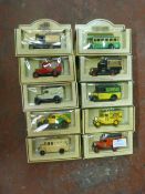 Ten Assorted Model Vehicles