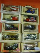 Ten Assorted Model Vehicles