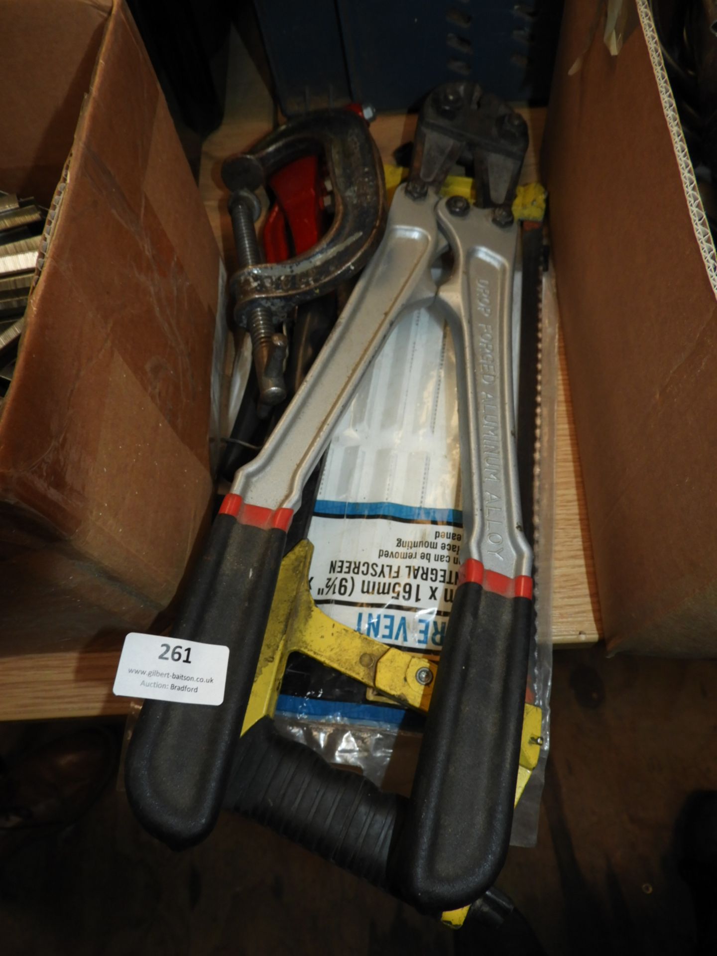 *Hacksaw, Rivet Gun, Bolt Croppers, G-Clamps, etc.