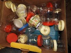 *Box of Lidded Plastic Containers