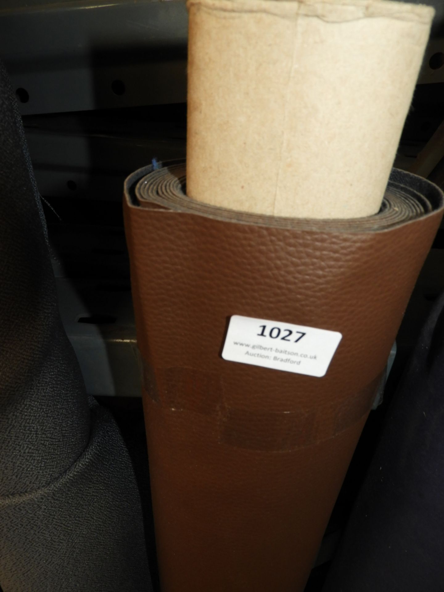 *Roll of Brown Leatherette Fabric