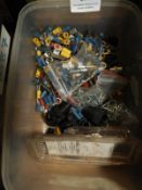 *Box of Assorted Cable Connectors, Spade and Rings