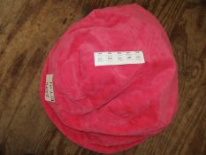 *10 Faux Fur Cerise Beanbag Cushions