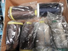 *Six Cones of Nylon Thread (Assorted Colours)