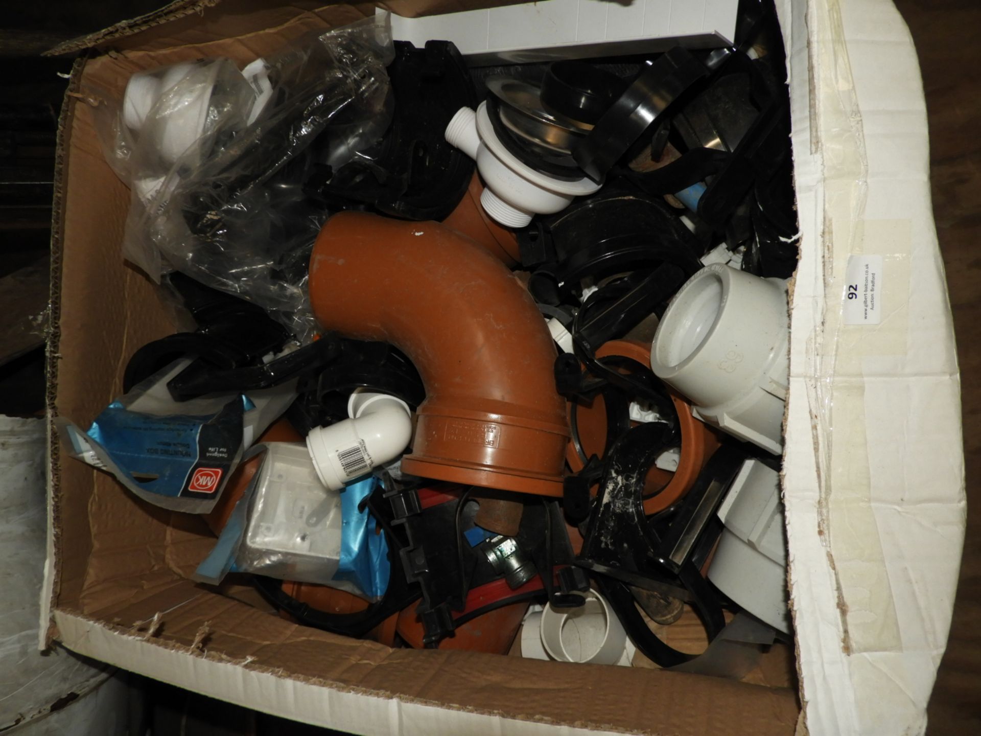 *Assorted Plumbing Fittings Including Waste Pipe,