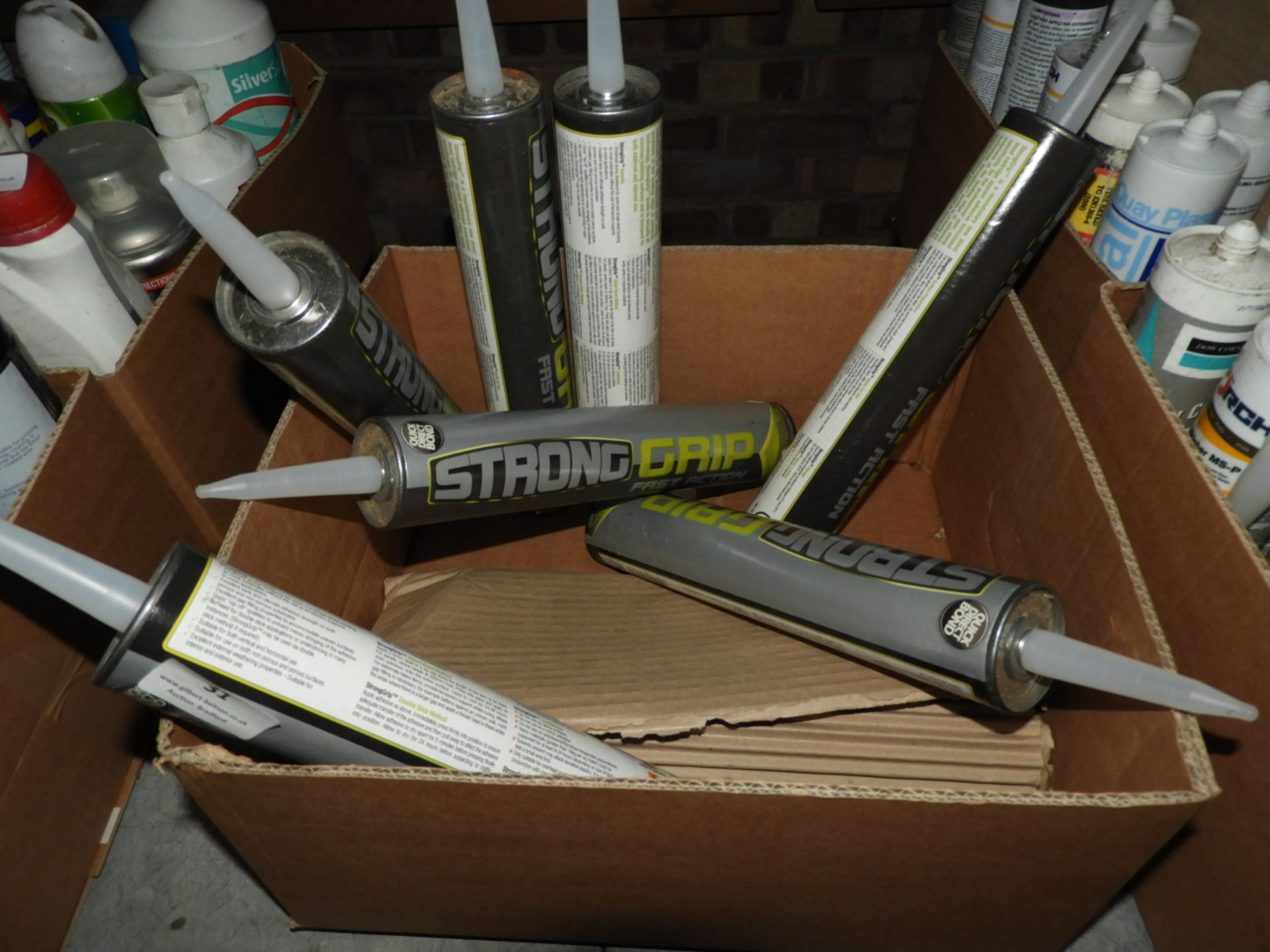 *7 Tubes of Strong-Grip Fast-Action Adhesive