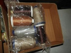 *Six Cones of Nylon Thread (Assorted Colours)